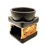 ΚΕΡΑΜΙΚΟΣ ΑΡΩΜΑΤΙΣΤΗΣ ΤΕΤΡΑΓΩΝΟΣ ΜΕ ΕΛΕΦΑΝΤΑ 6.5Χ7.5 ΠΟΡΤΟΚΑΛΙ - Image 1